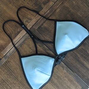 PINK Victoria's Secret Bikini Top / Medium / Neon Light Blue